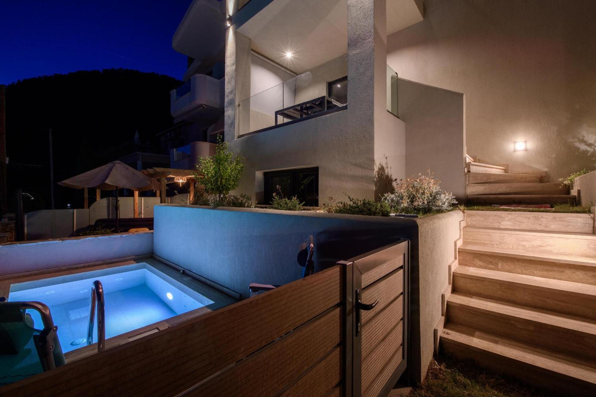 Archetypo Luxury Living Apartment Chrysi Ammoudia Bagian luar foto