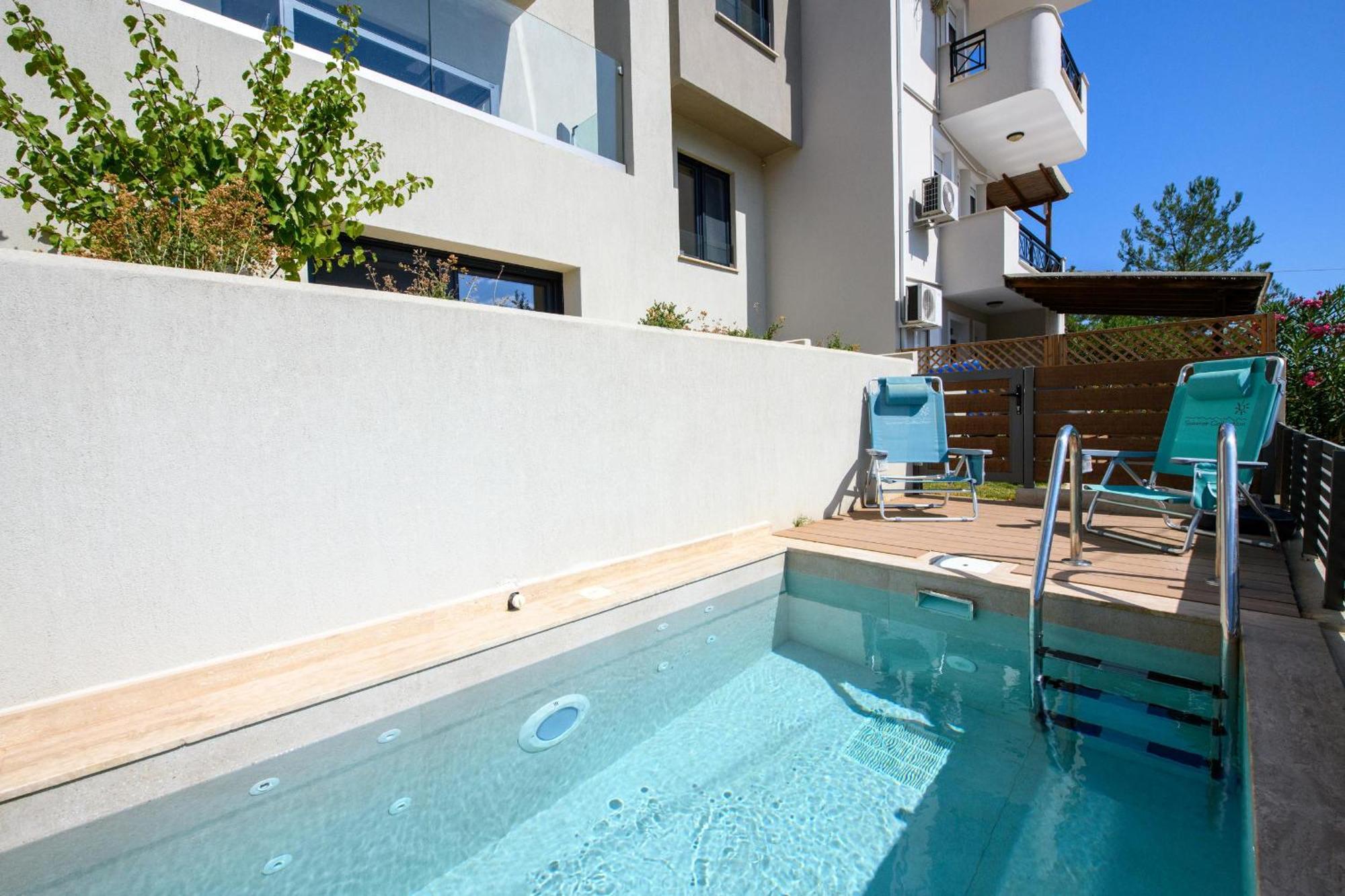 Archetypo Luxury Living Apartment Chrysi Ammoudia Bagian luar foto