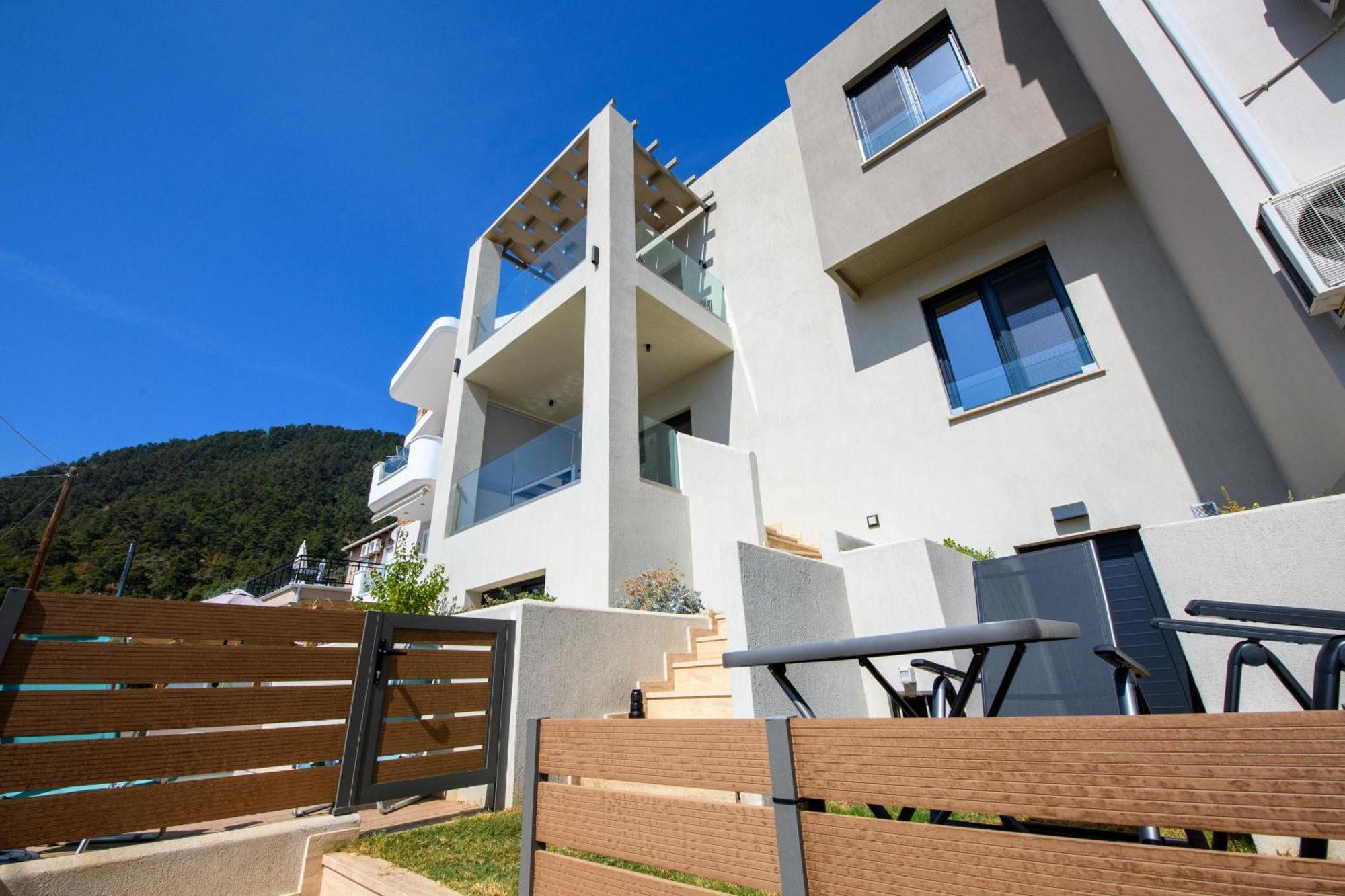 Archetypo Luxury Living Apartment Chrysi Ammoudia Bagian luar foto